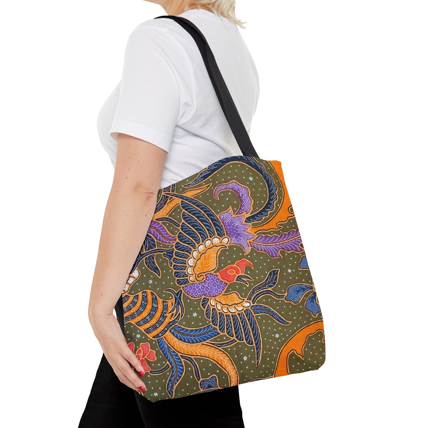 Garuda Batik Print Tote Bag