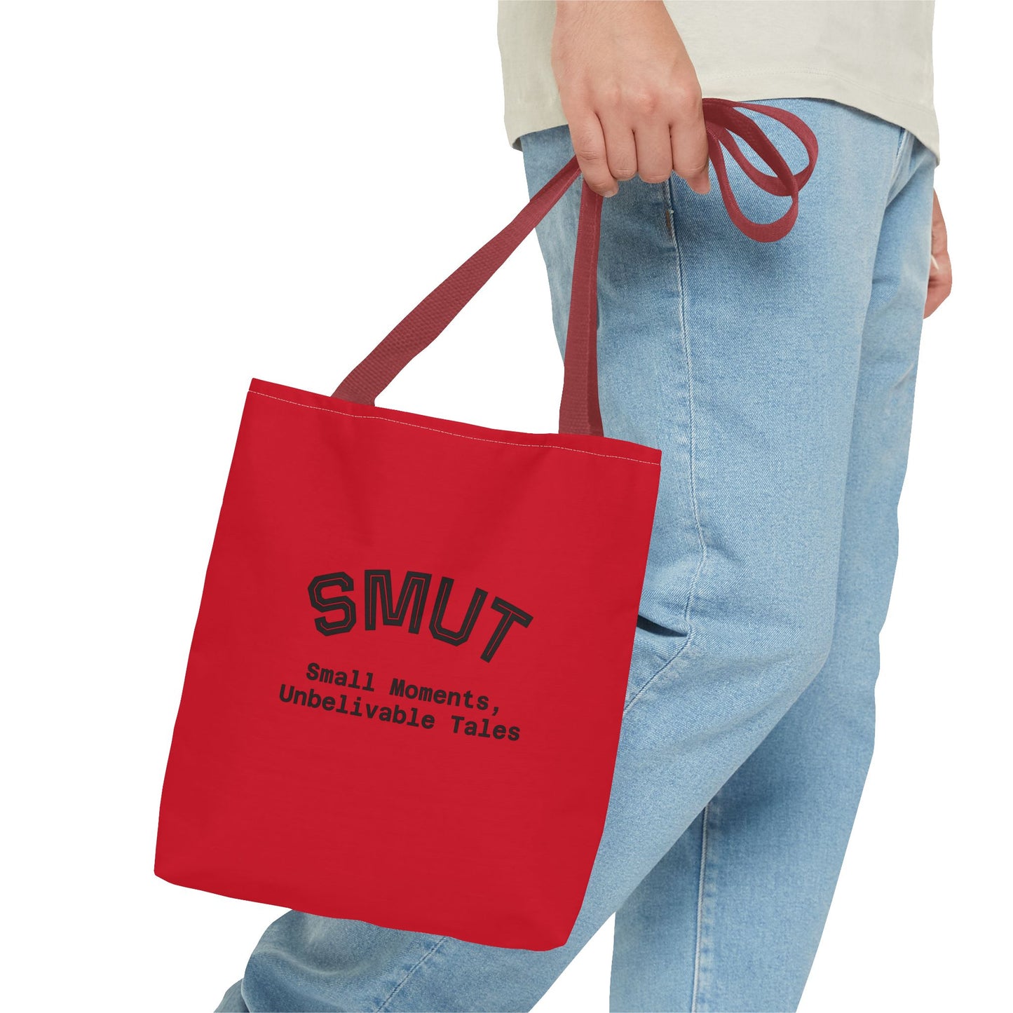 "SMUT - small moments, unbelievable tales" Funny Tote Bag