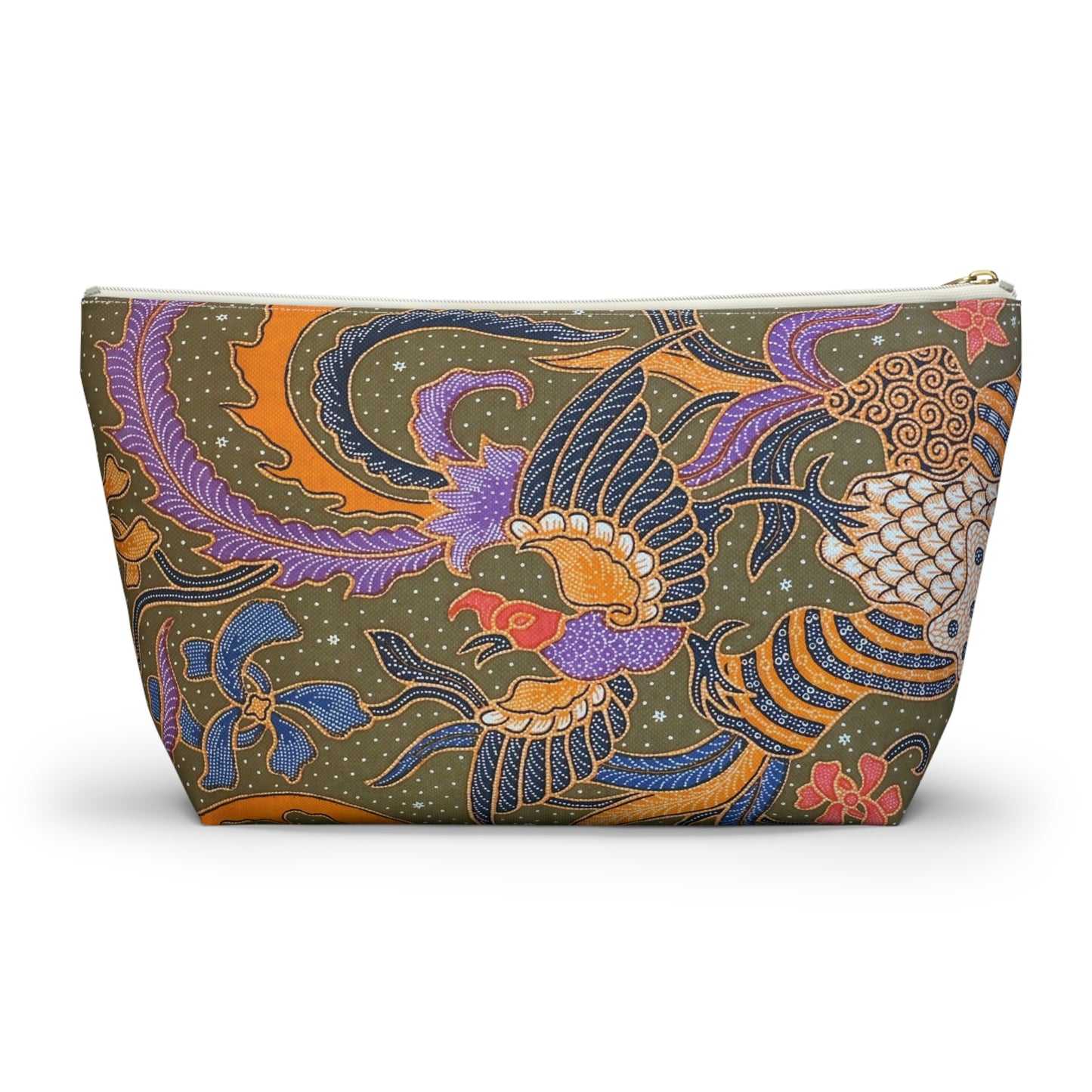 Garuda Batik Print Cosmetic Bag