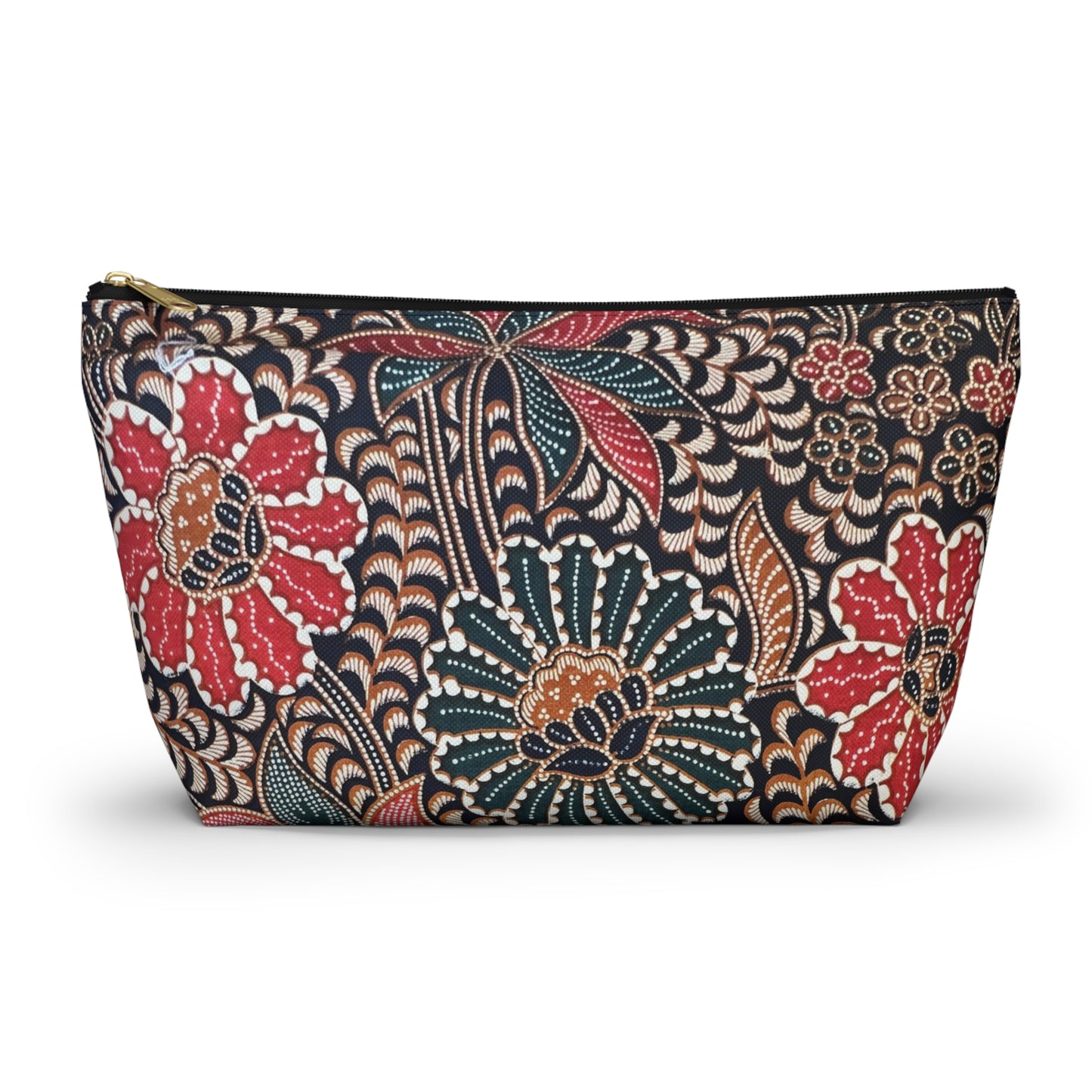 Bunga Batik Print Cosmetic Bag
