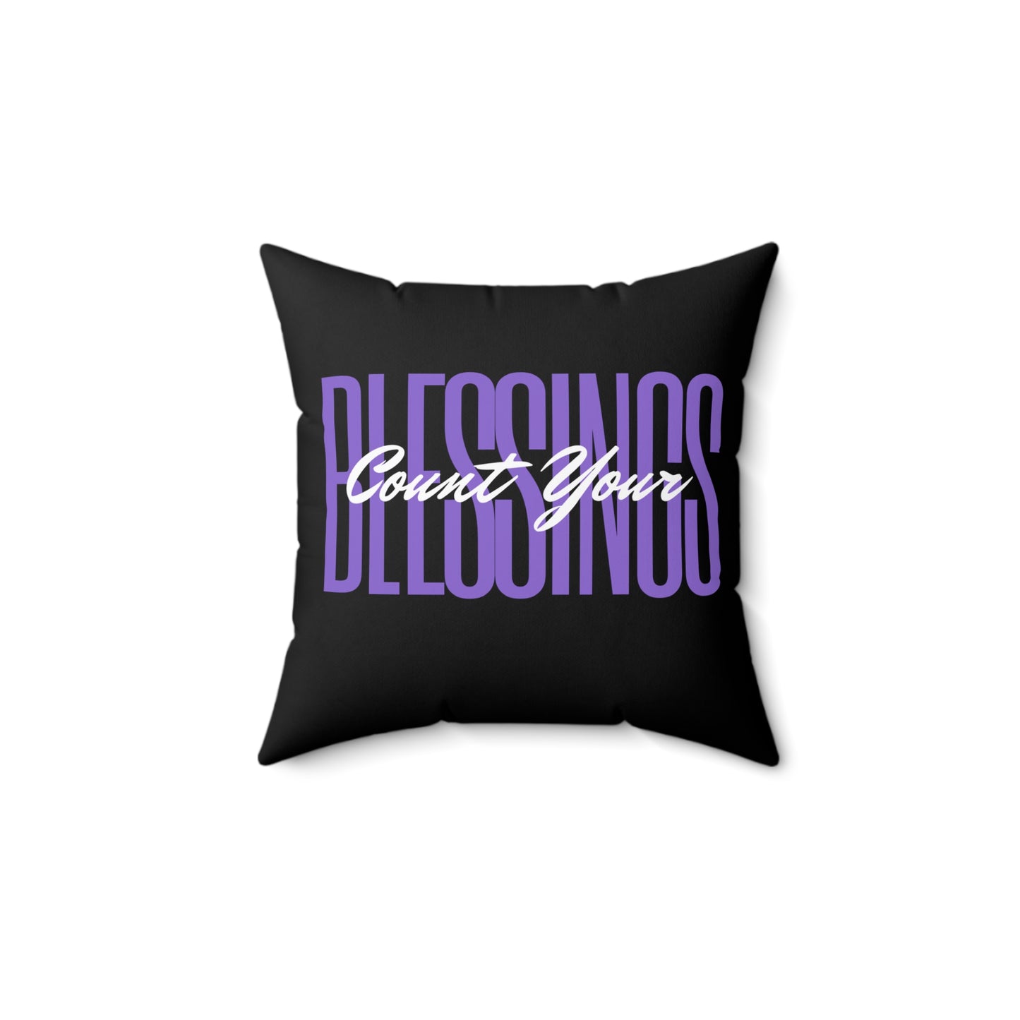 Blessing Pillow in Black