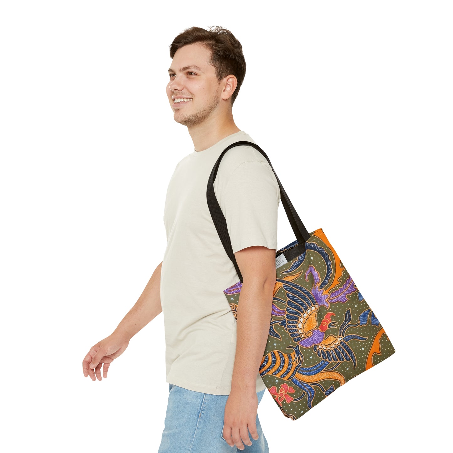 Garuda Batik Print Tote Bag
