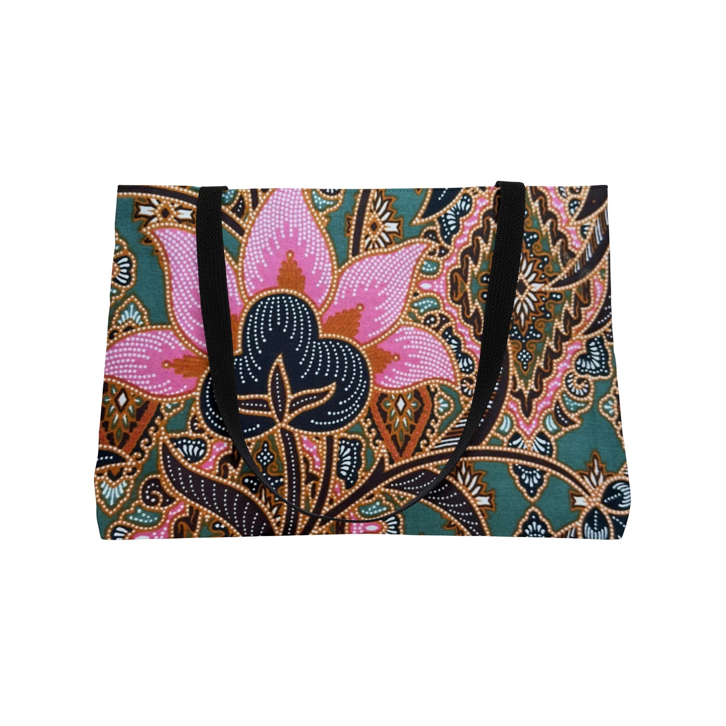 Bohemian Floral Weekender Tote Bag, Travel Bag, Beach Bag, Weekender Bag, Shopping Tote, Gift for Her, Summer Tote