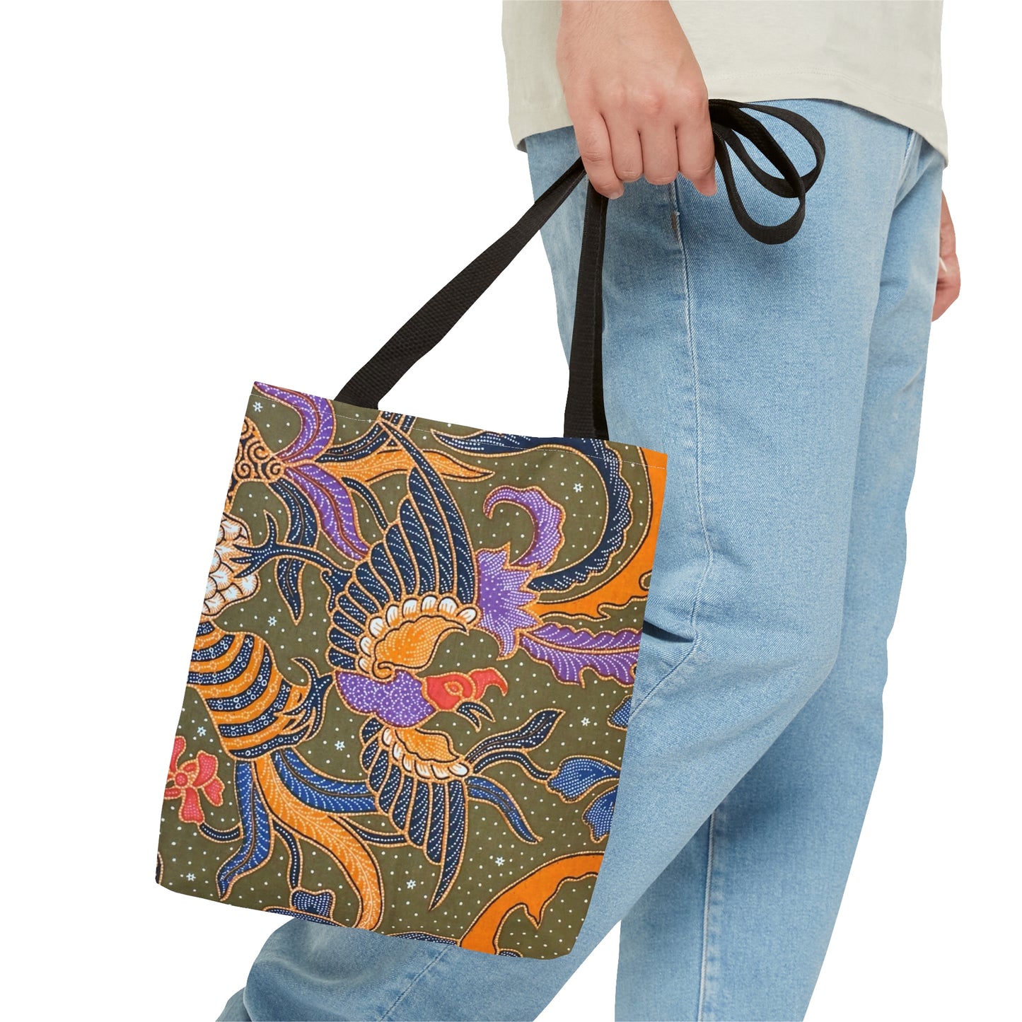 Garuda Batik Print Tote Bag