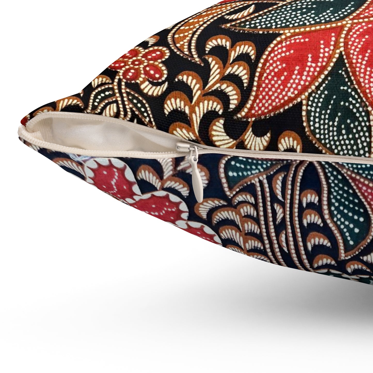 Bunga Batik Print Square Pillow
