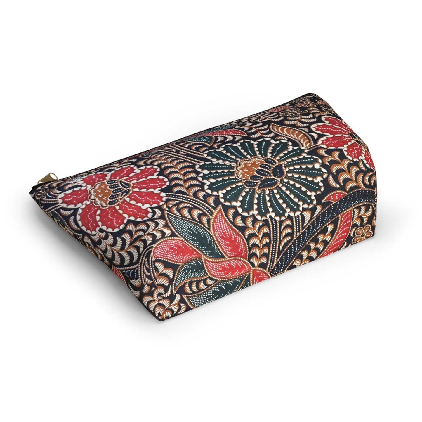 Bunga Batik Print Cosmetic Bag