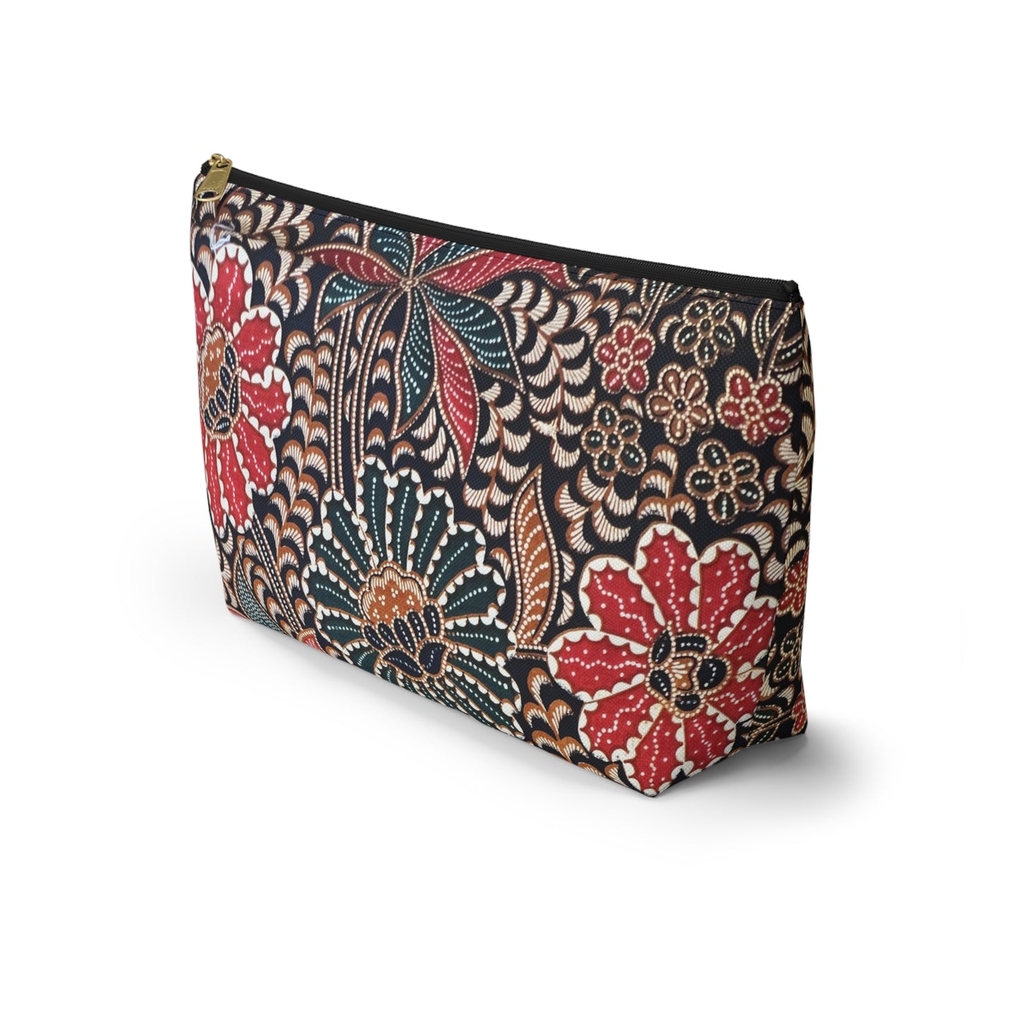 Bunga Batik Print Cosmetic Bag