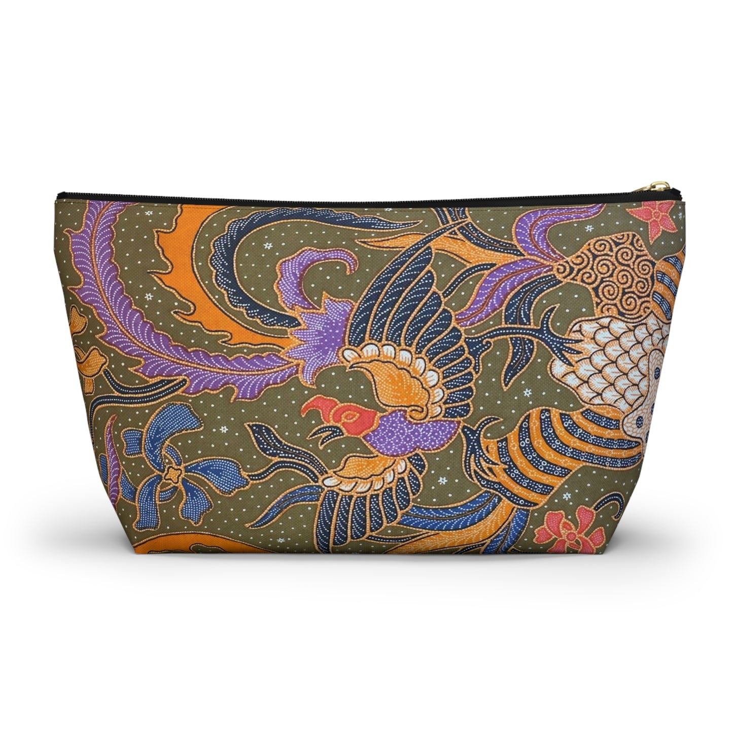 Garuda Batik Print Cosmetic Bag