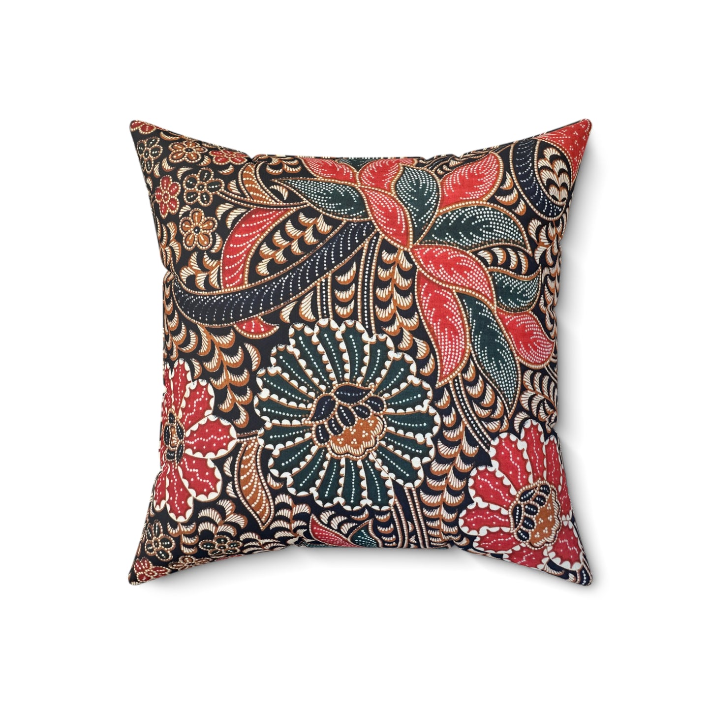 Bunga Batik Print Square Pillow