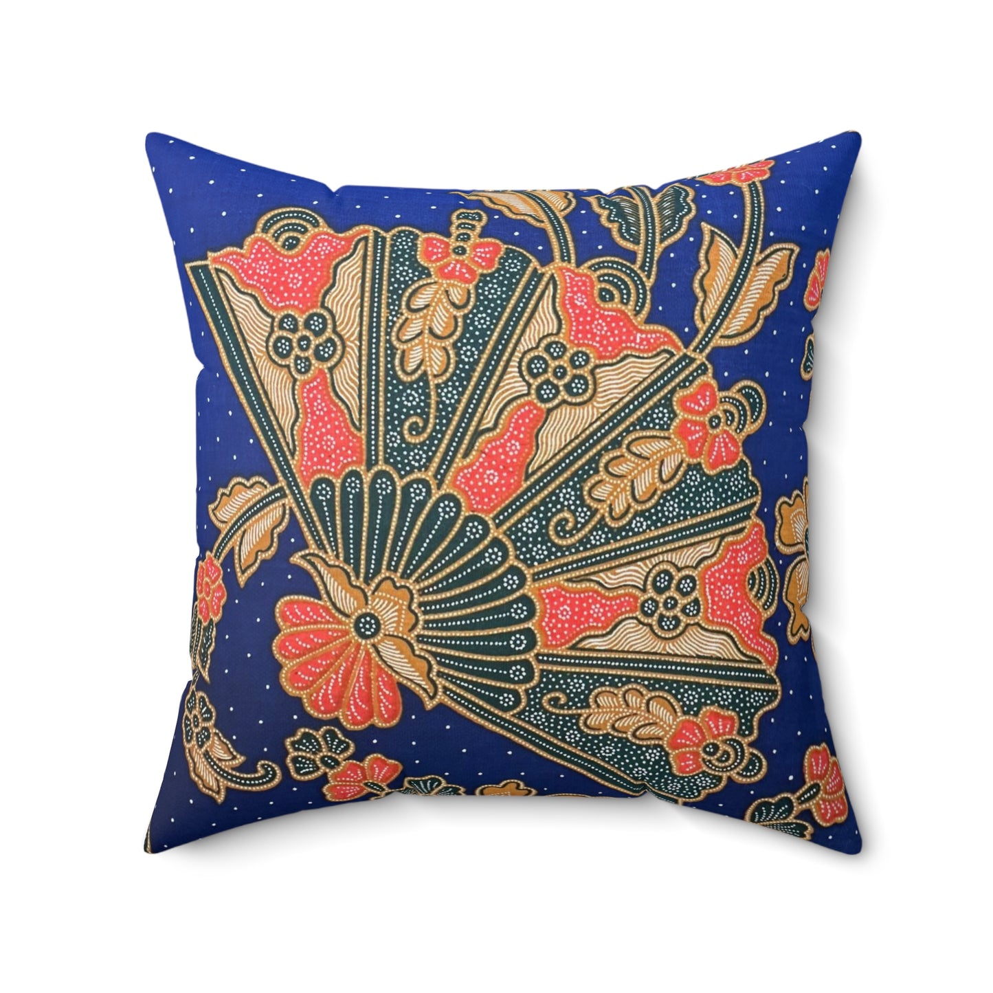 Kipas Batik Print Decorative Pillow