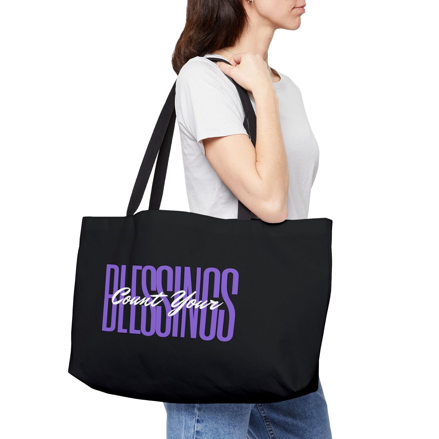 "Count Your Blessings" Weekender Tote Bag