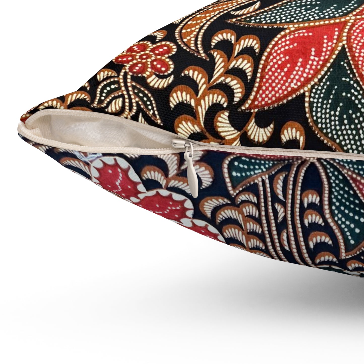 Bunga Batik Print Square Pillow