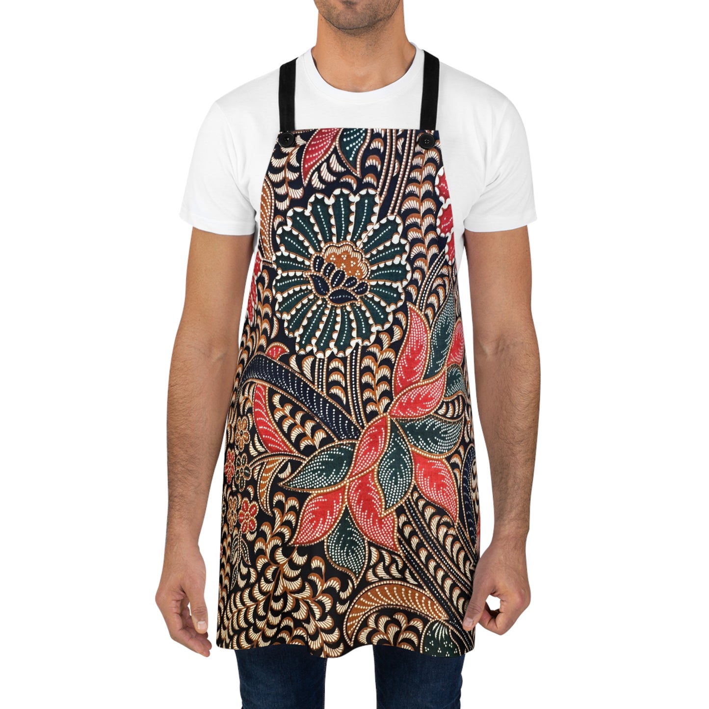 Bunga Batik Print Apron