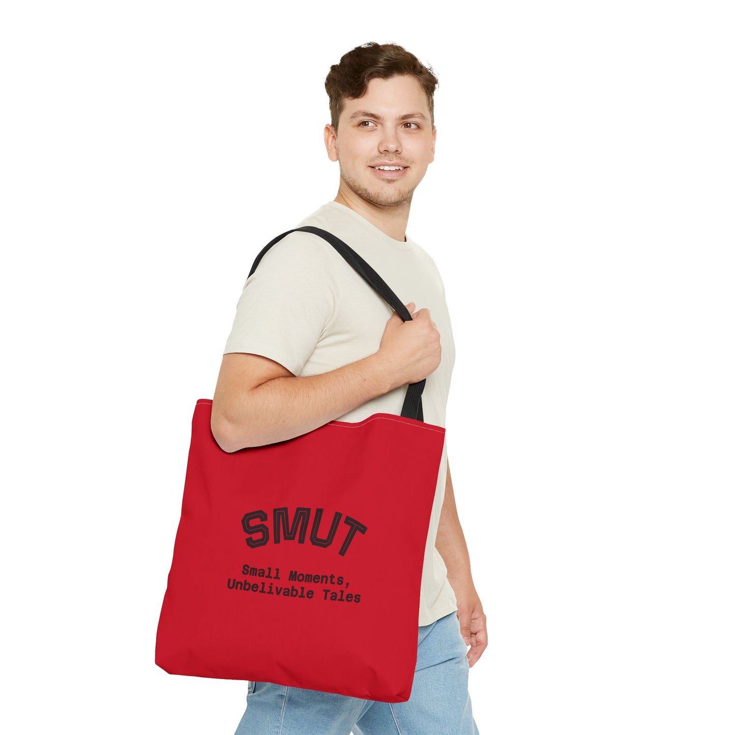 "SMUT - small moments, unbelievable tales" Funny Tote Bag