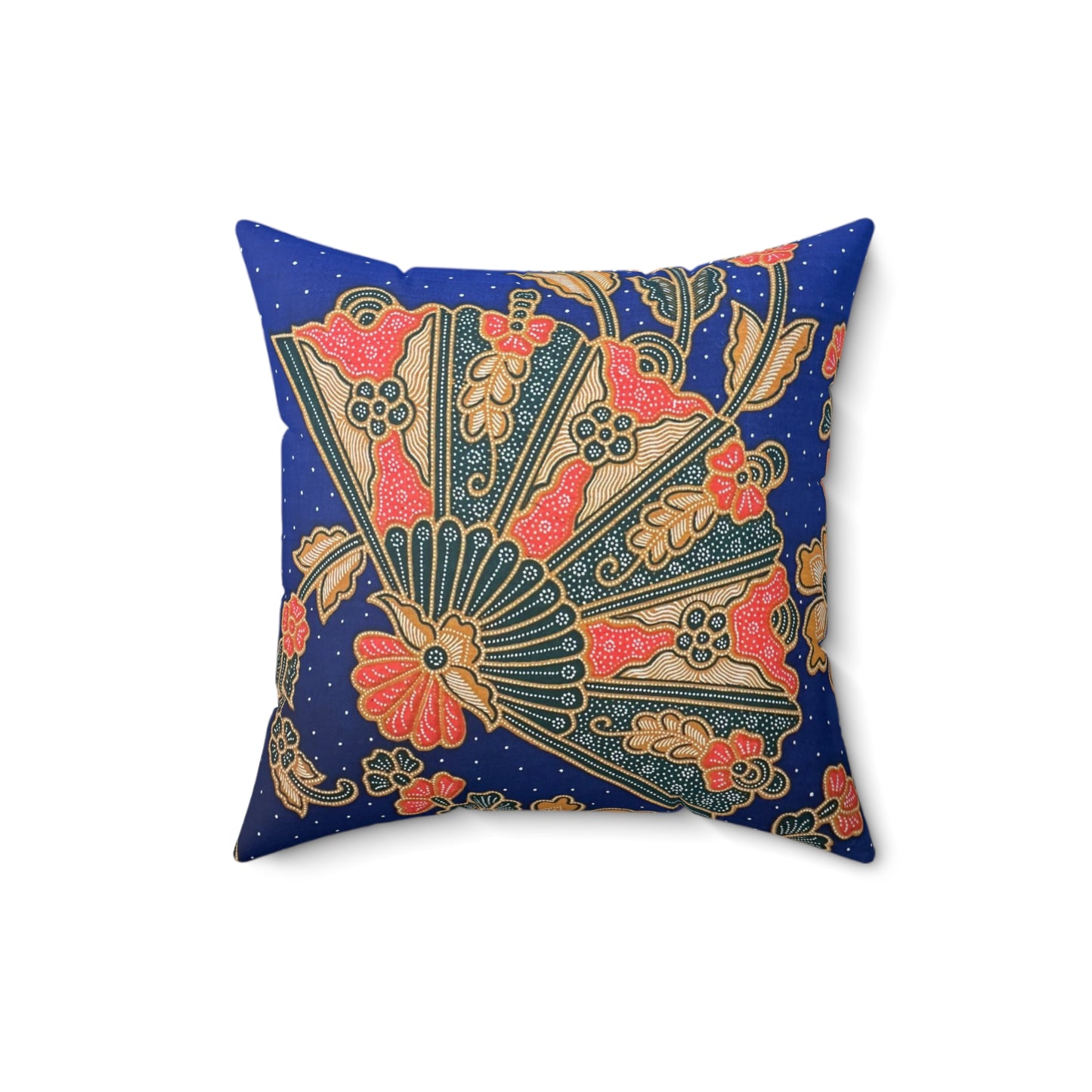 Kipas Batik Print Decorative Pillow