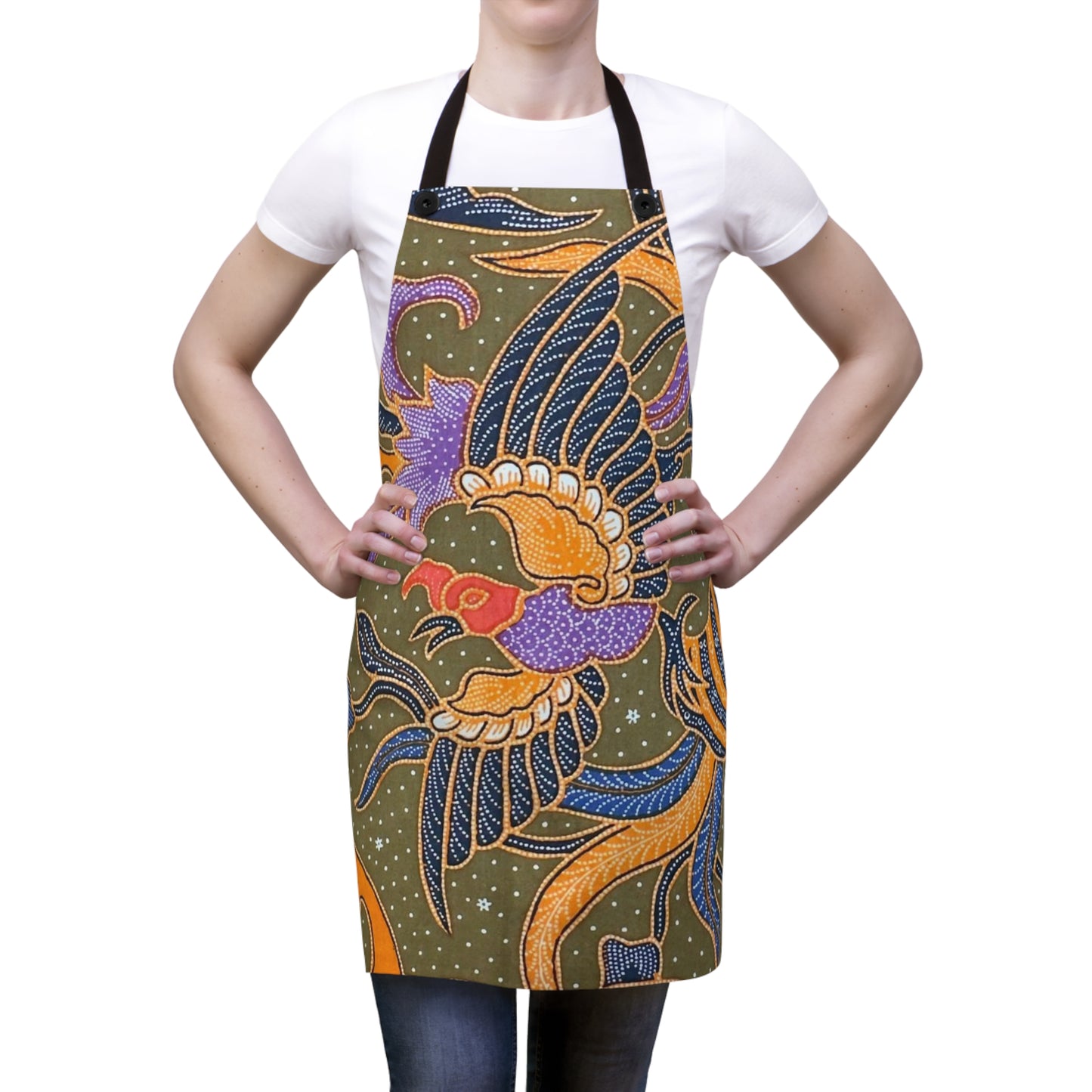 Garuda Batik Print Apron