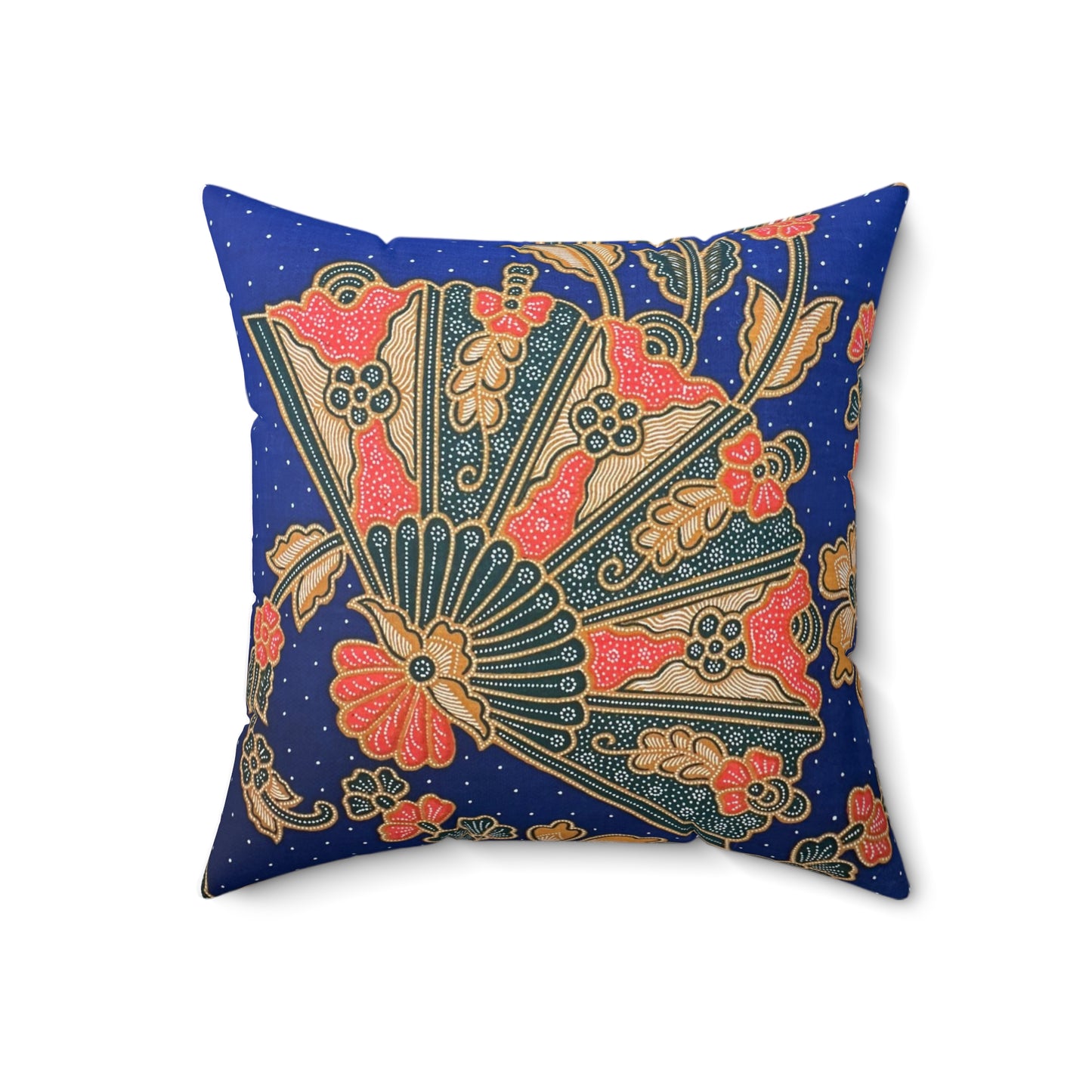 Kipas Batik Print Decorative Pillow