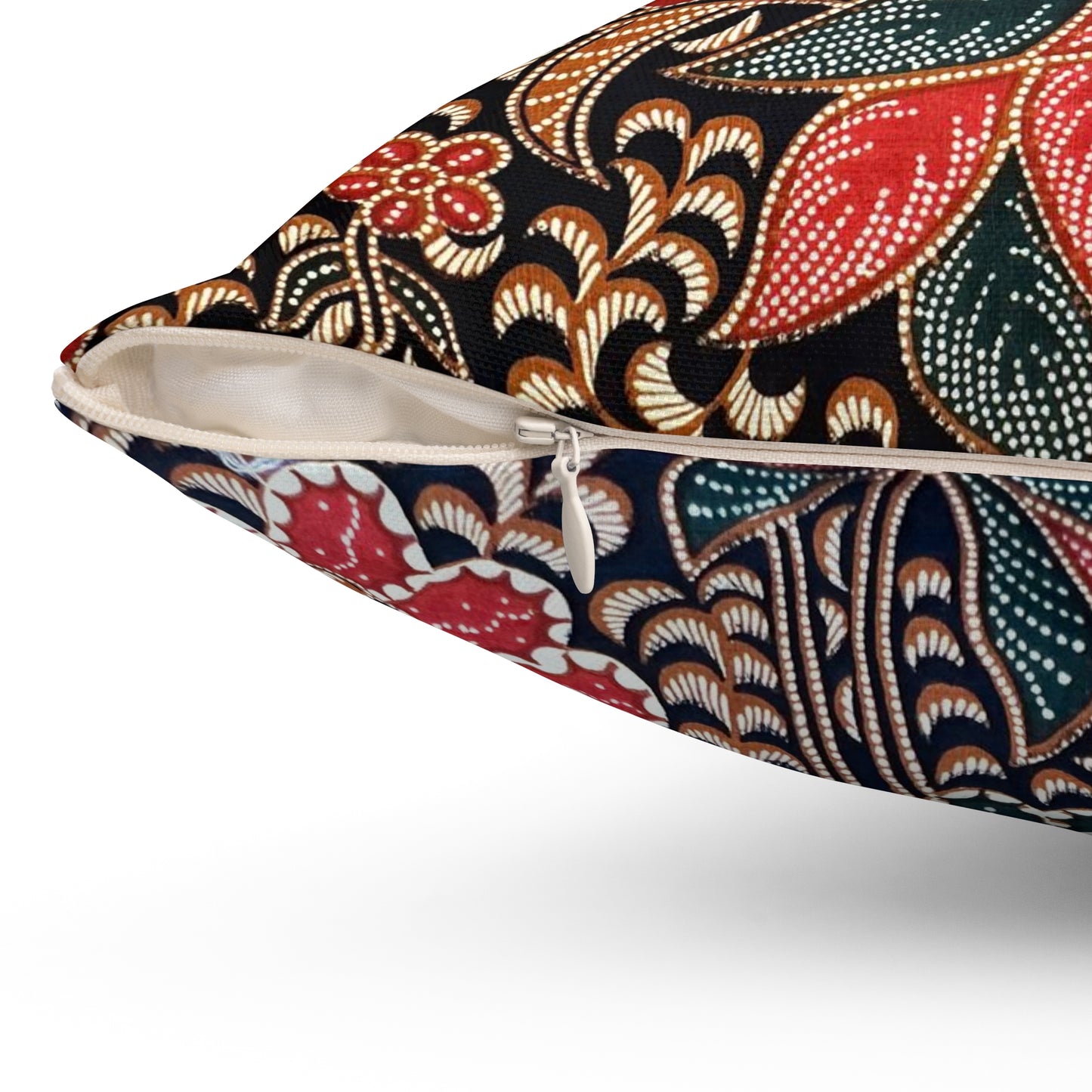 Bunga Batik Print Square Pillow