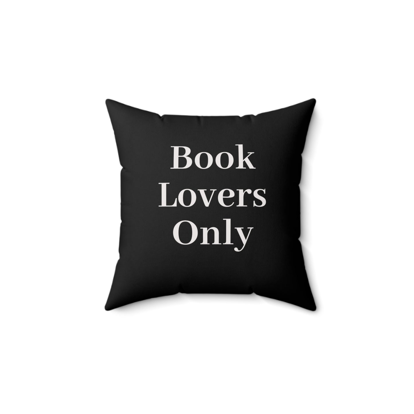 Book Lovers Only Pillow | Cozy Reading Decor, Home Accent, Gift for Bookworms, Literary Throw Pillow, Reading Nook