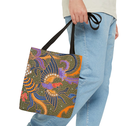 Garuda Batik Print Tote Bag