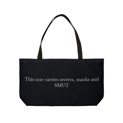 "Smut Secrets" Weekender Tote Bag