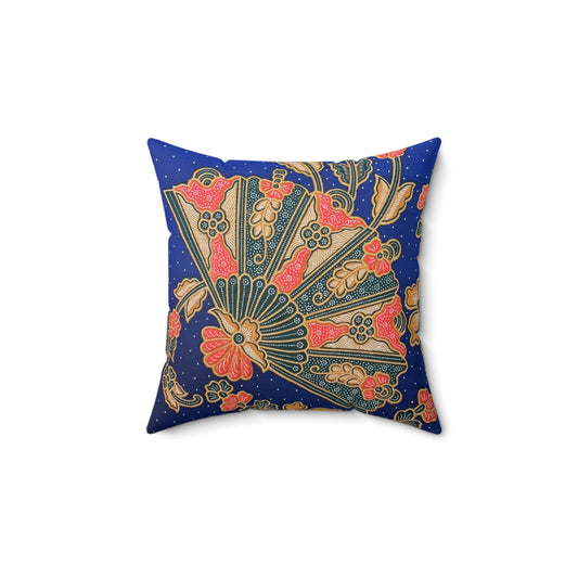 Kipas Batik Print Decorative Pillow