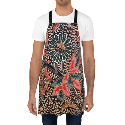 Bunga Batik Print Apron