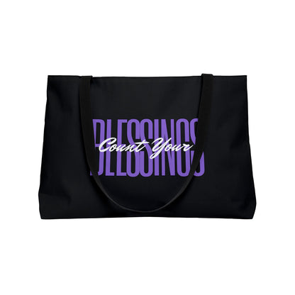 "Count Your Blessings" Weekender Tote Bag