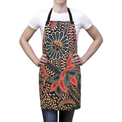 Bunga Batik Print Apron