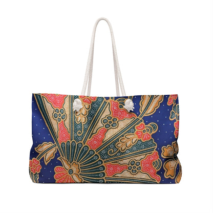 Kipas Batik Print Weekender Bag