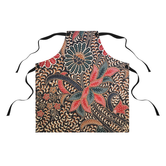 Bunga Batik Print Apron